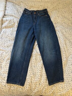 H&M Dark Blue Boyfriend Jeans